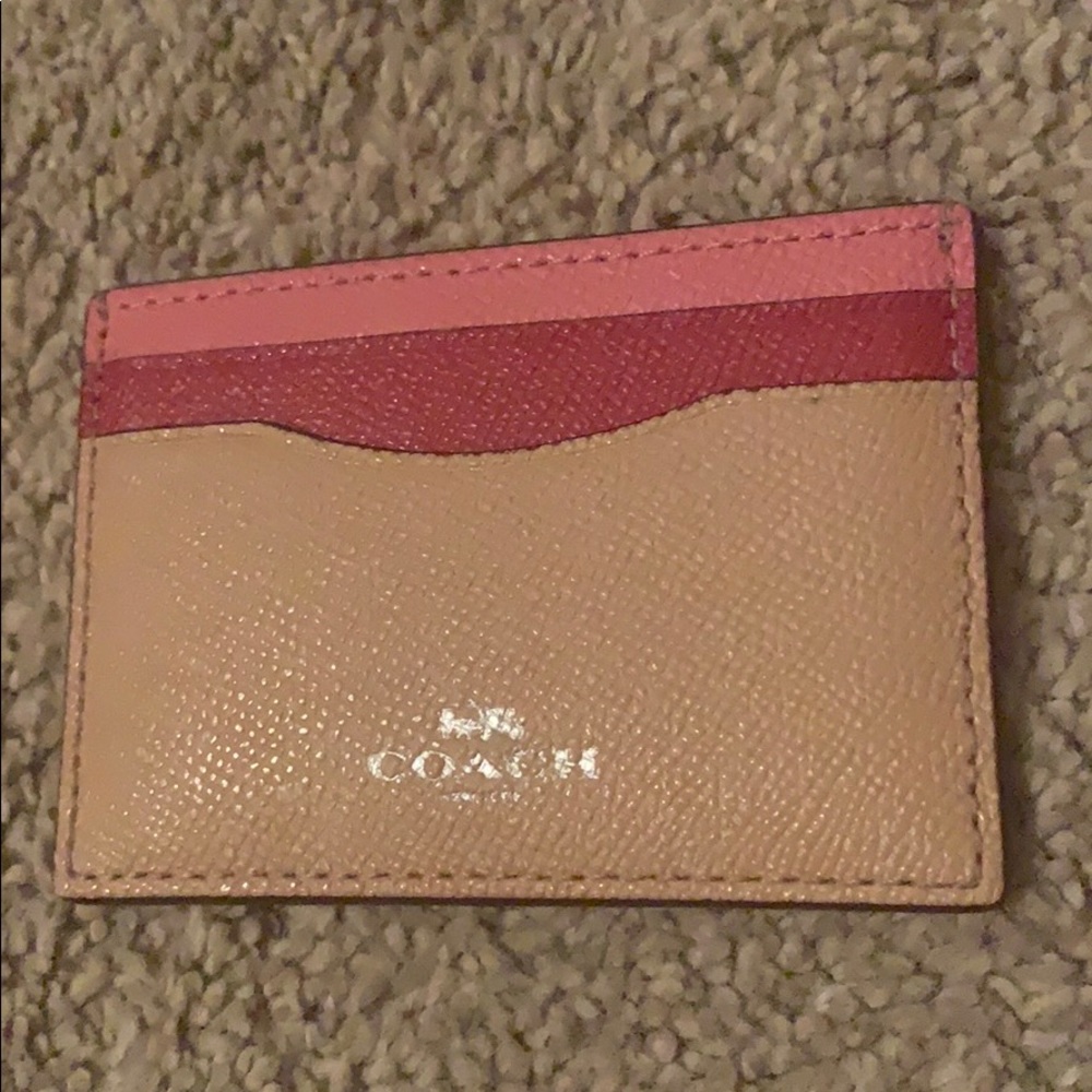 Coach card holder EUC